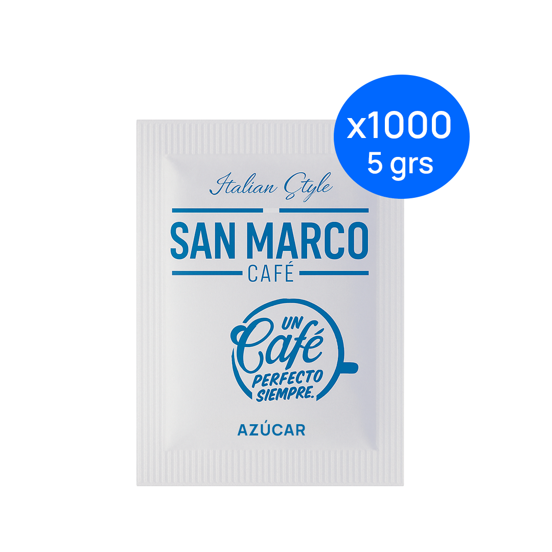Sachet Azúcar Blanca San Marco 5 grs x1000